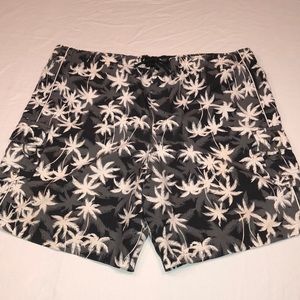 Men’s Islander Palm Tree Swim Trunks